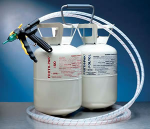 PACK COMPLET (400 L) - Kit Froth-Pak 180 SR pour injection + Pistolet +  Nettoyant